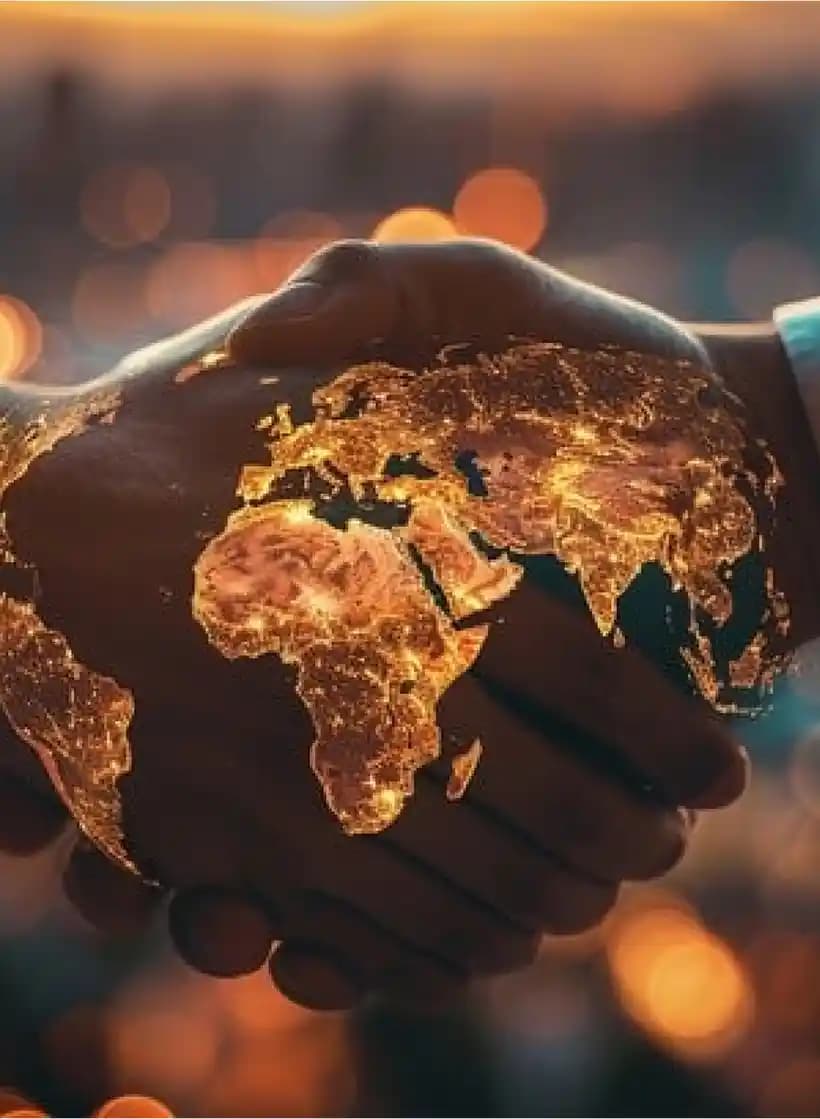 Global partnership exit strategy visual